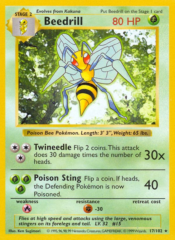 Beedrill Shadowless 