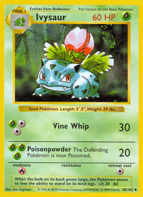 Ivysaur Shadowless 