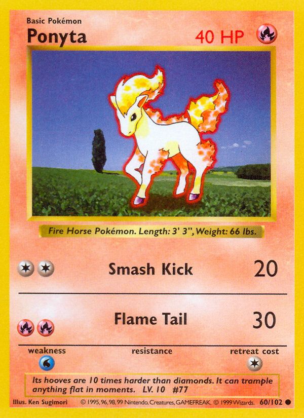 Ponyta Shadowless 