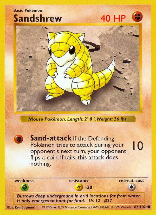 Sandshrew Shadowless 