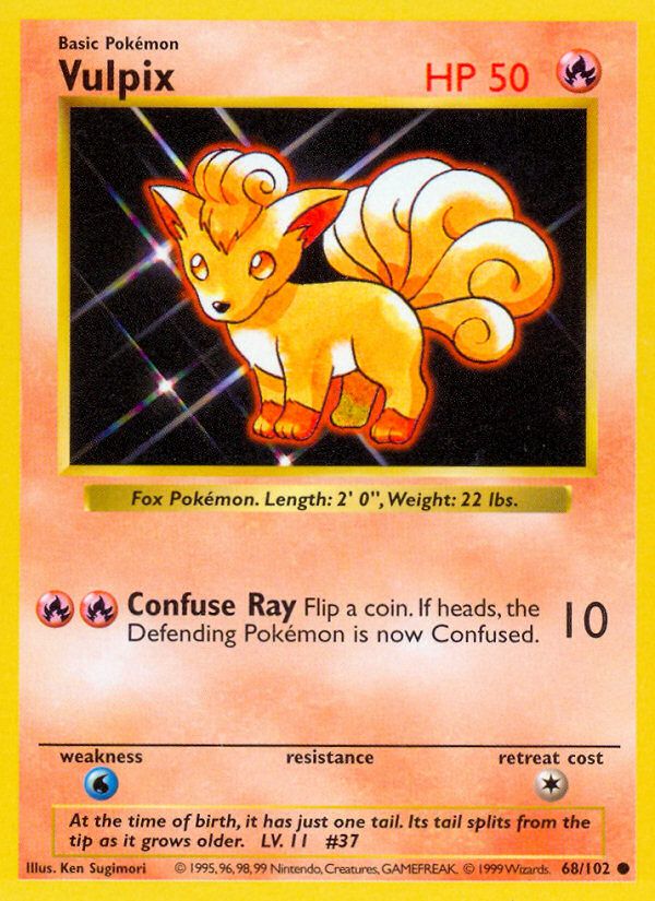 Vulpix Shadowless 