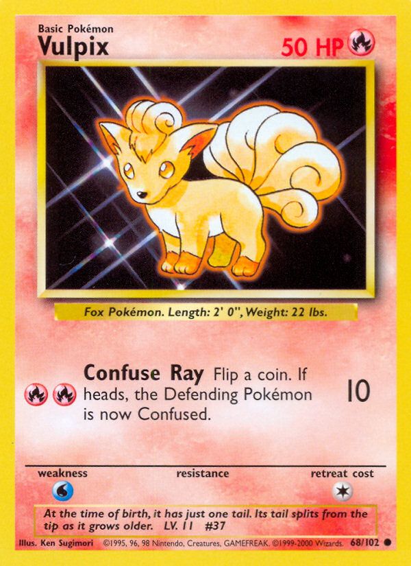 Vulpix Base Set 1999-2000 