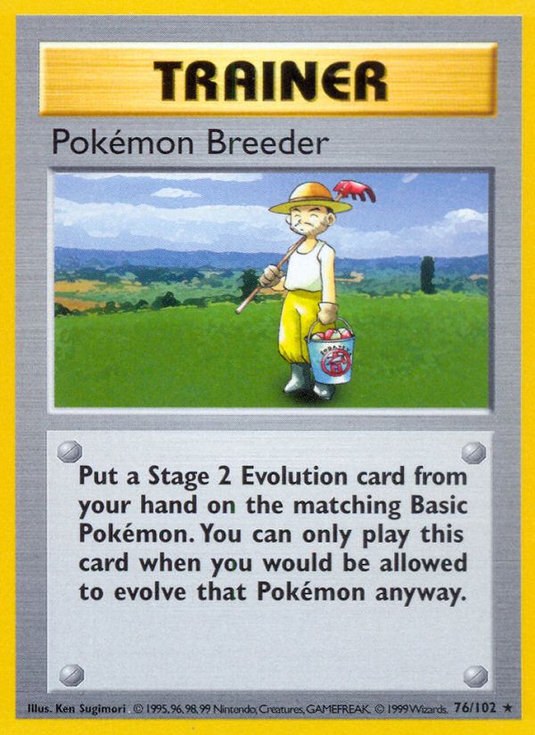 Pokemon Breeder Shadowless 