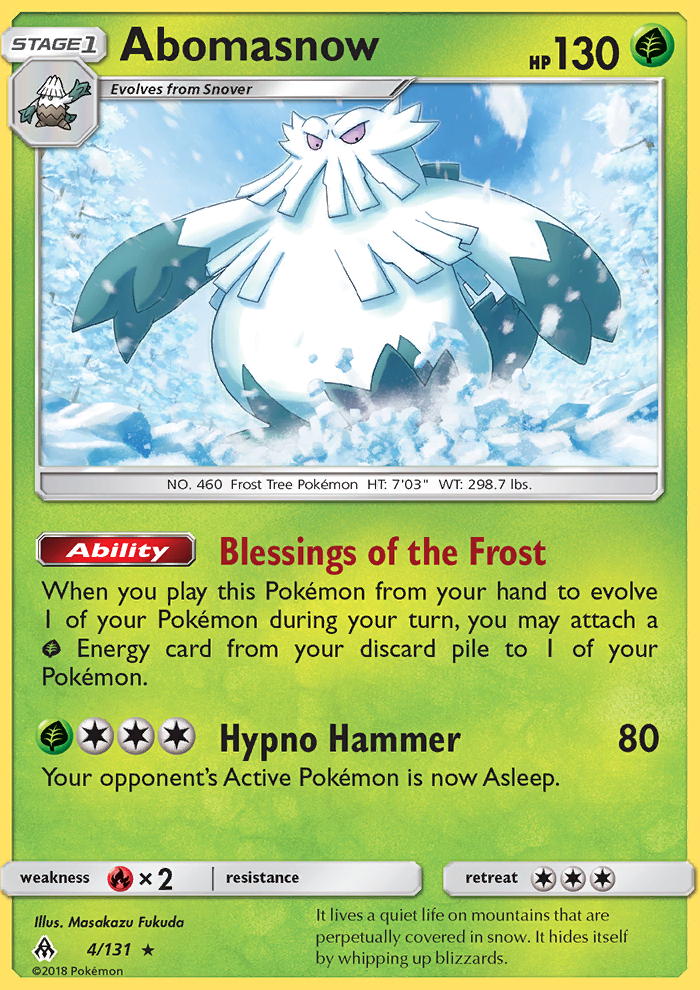 Abomasnow Reverse Foil 