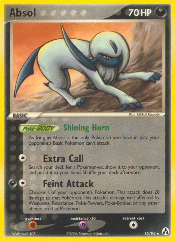 Absol Reverse Foil 