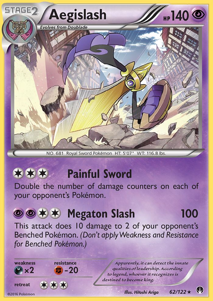 Aegislash Reverse Foil 