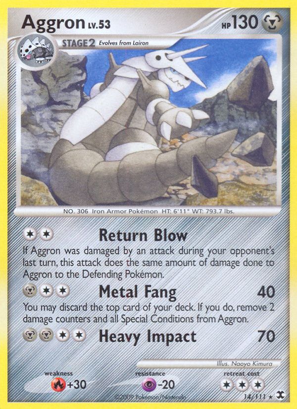 Aggron Reverse Foil 