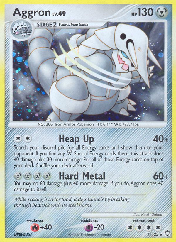 Aggron Reverse Foil 