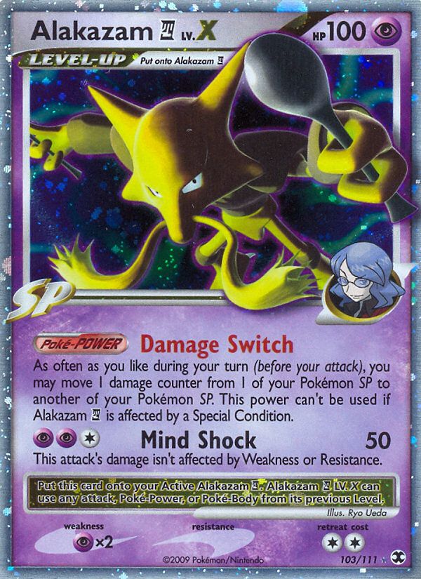 Alakazam 4 LV.X Holo