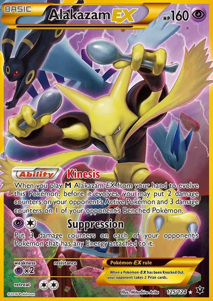 Alakazam EX/Full Art Secret Print 