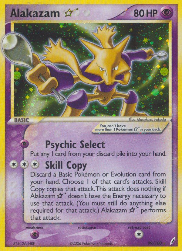 Alakazam Gold Star Holo