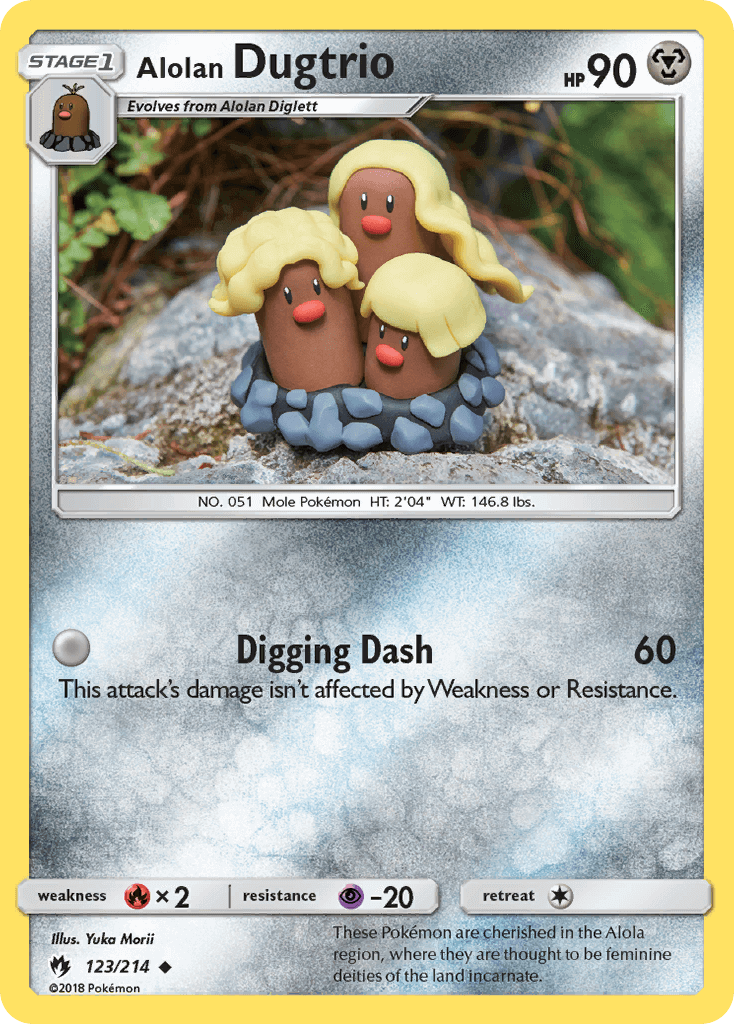 Alolan Dugtrio Reverse Foil 