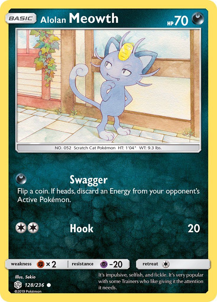 Alolan Meowth Reverse Foil 