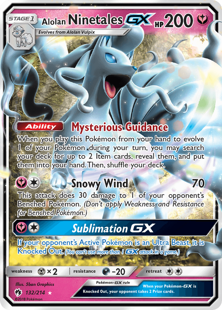 Alolan Ninetales GX 