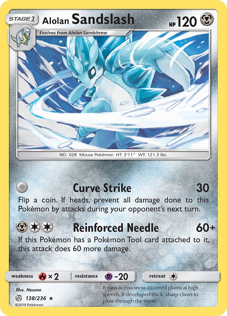 Alolan Sandslash Reverse Foil 