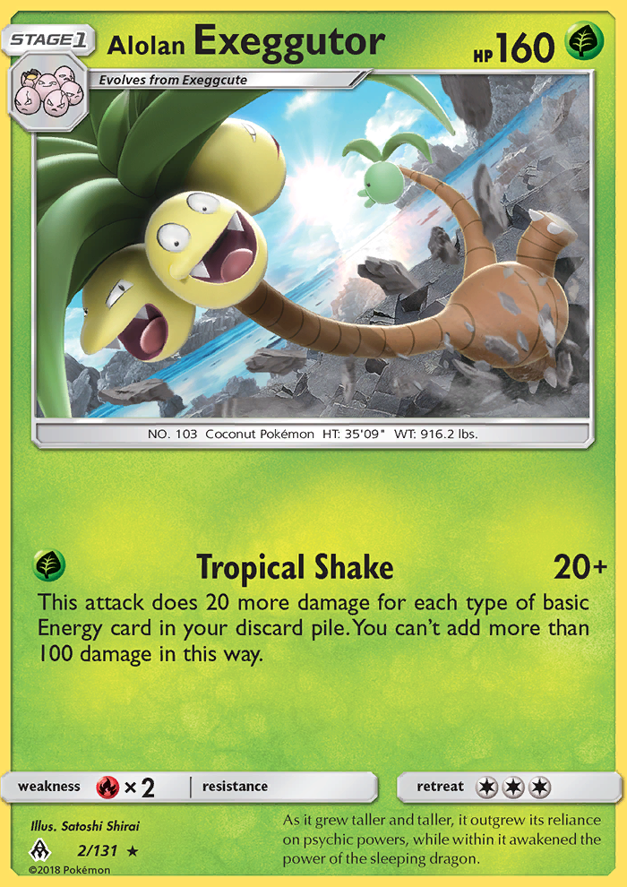 Alolan Exeggutor Cracked Ice Holo