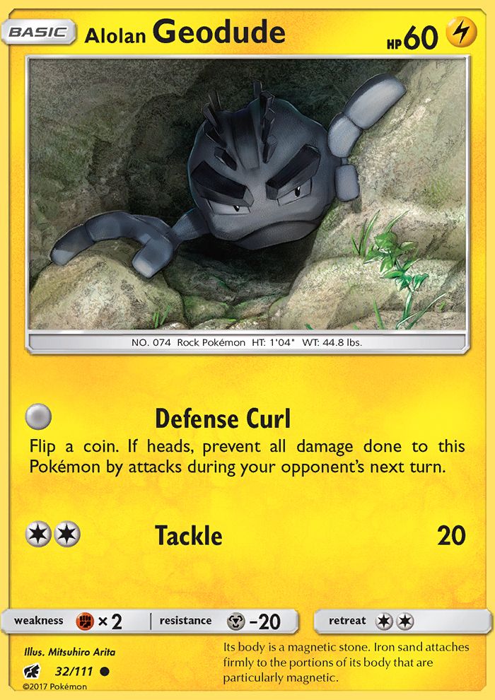 Alolan Geodude Reverse Foil 