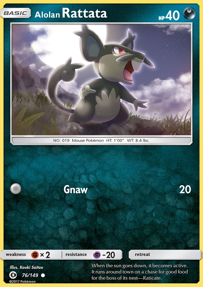 Alolan Rattata Reverse Foil 