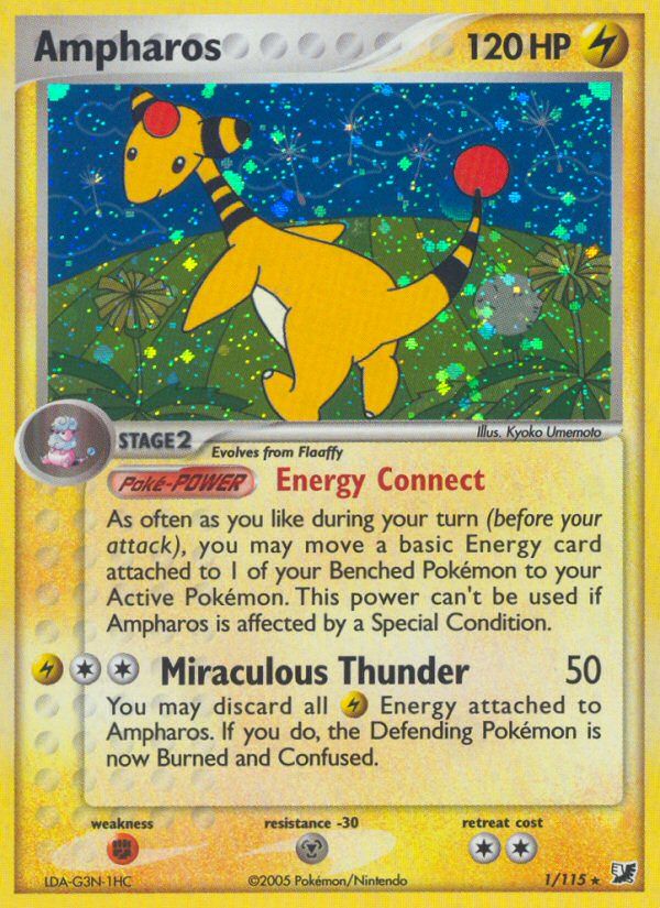 Ampharos Reverse Foil 