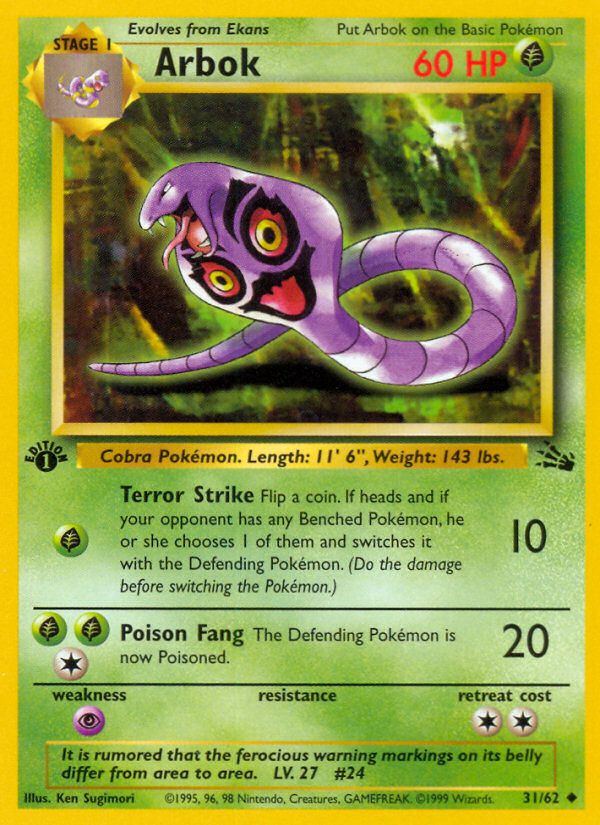 Arbok 1st Edition 