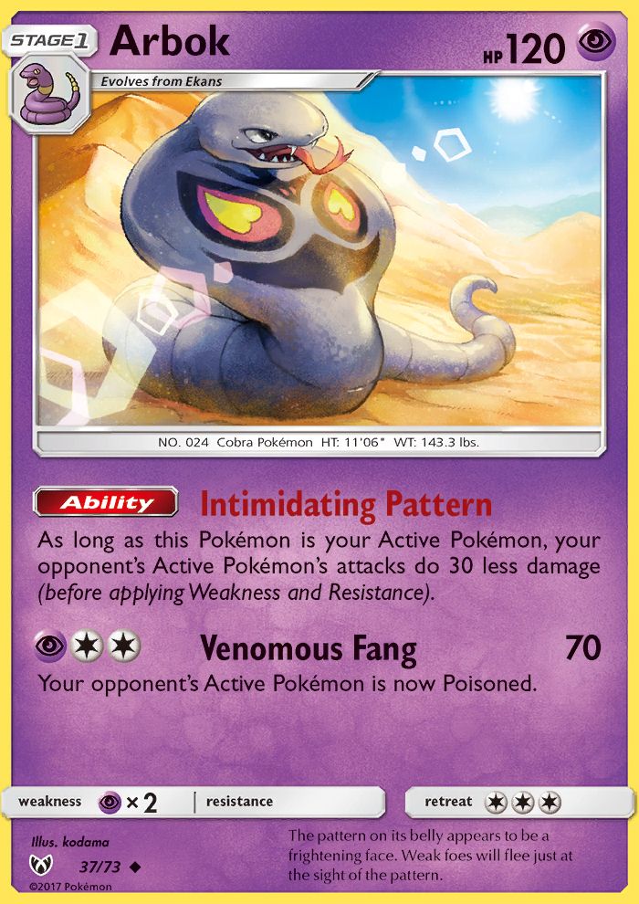 Arbok Reverse Foil 