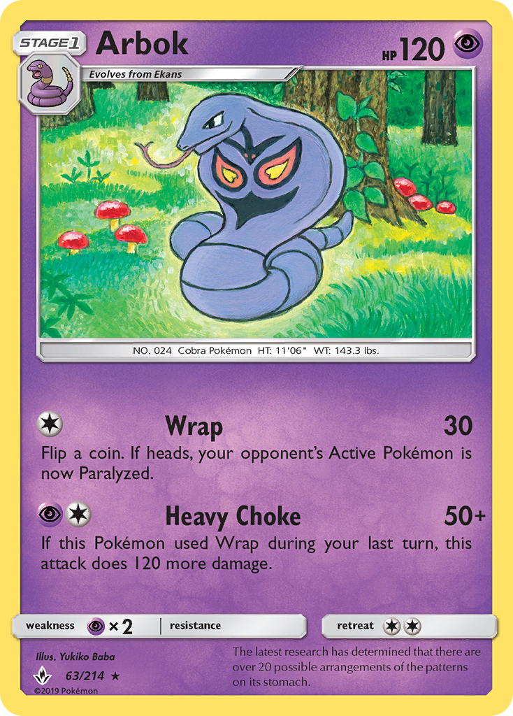 Arbok Reverse Foil 