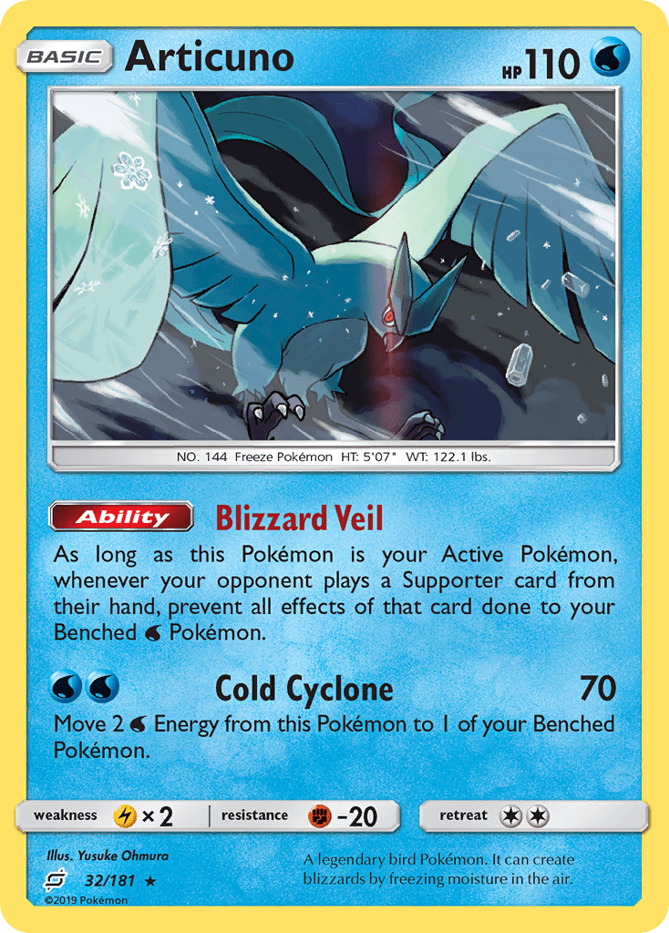 Articuno Reverse Foil 