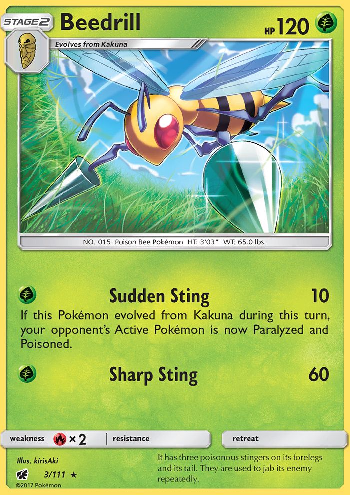 Beedrill Reverse Foil 