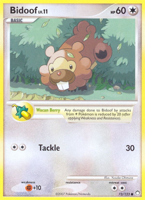 Bidoof Pokemon Countdown Calendar 