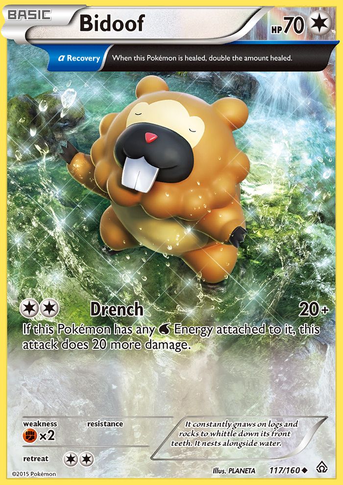 Bidoof-Reverse Holo Reverse Holo 