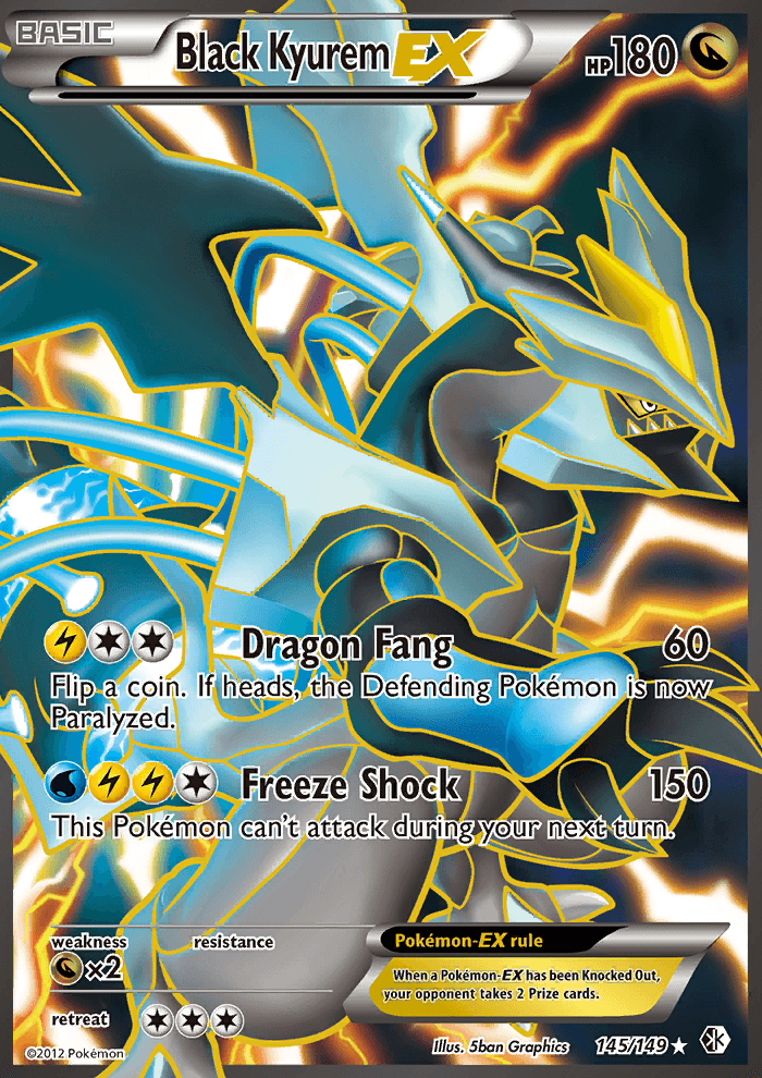 Black Kyurem EX/Full Art Holo 