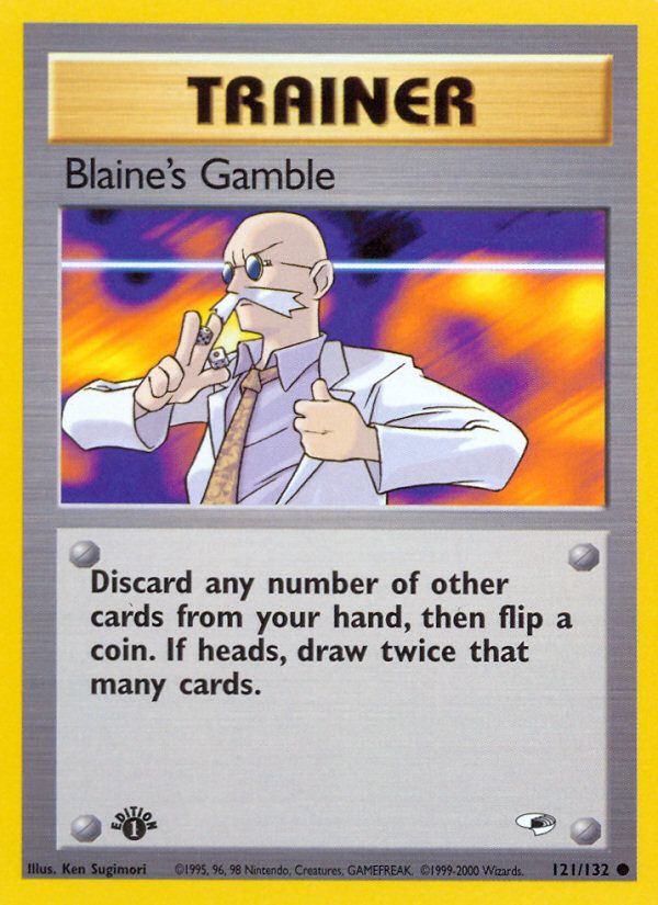 Blaine's Gamble 1st Edition 