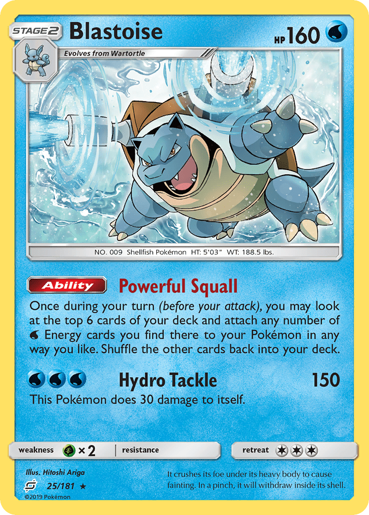 Blastoise Reverse Foil 