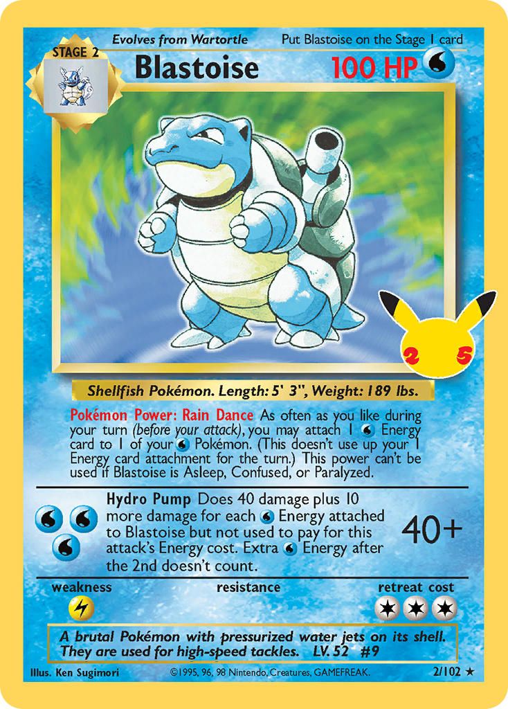 Blastoise Portuguese Holo