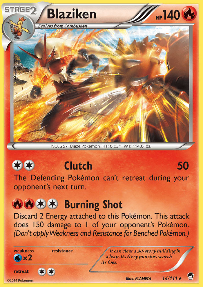 Blaziken Crosshatch Holo Nat'l Championship 