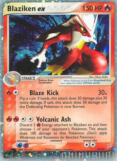 Blaziken EX Holo