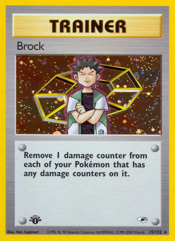 Brock 1st Edition Holo