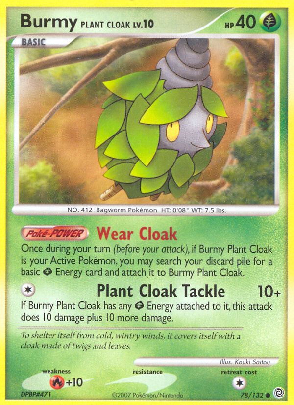 Burmy (Plant Cloak) Reverse Foil 