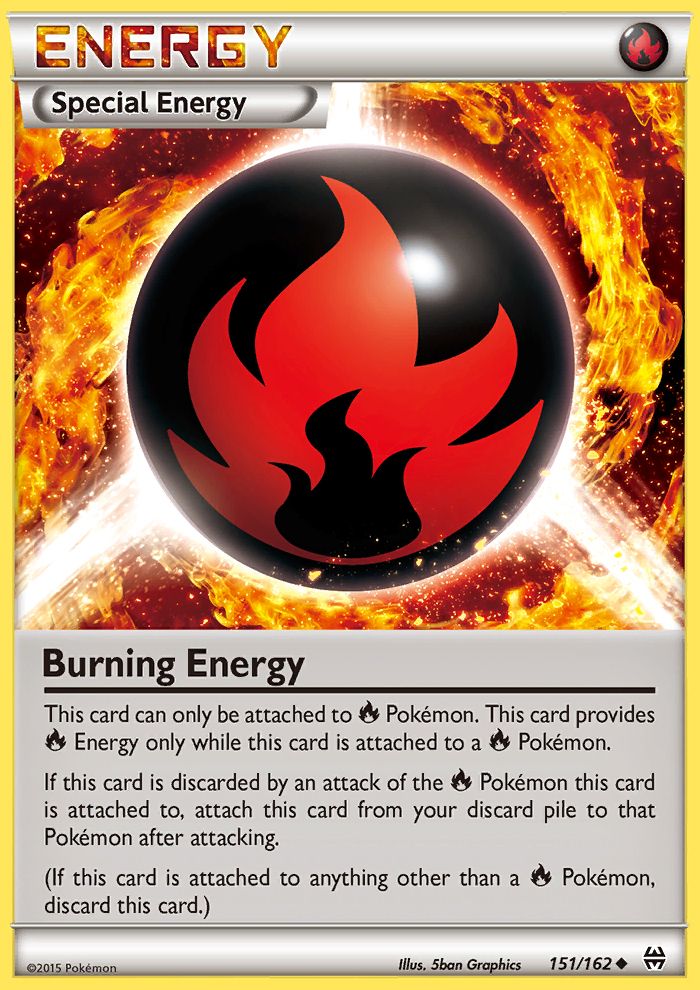 Burning Energy Reverse Foil 