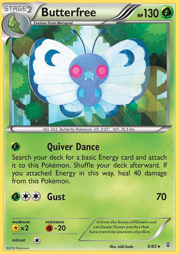 Butterfree-Reverse Holo Reverse Holo 