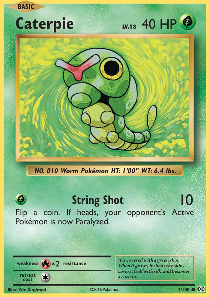 Caterpie Reverse Foil 