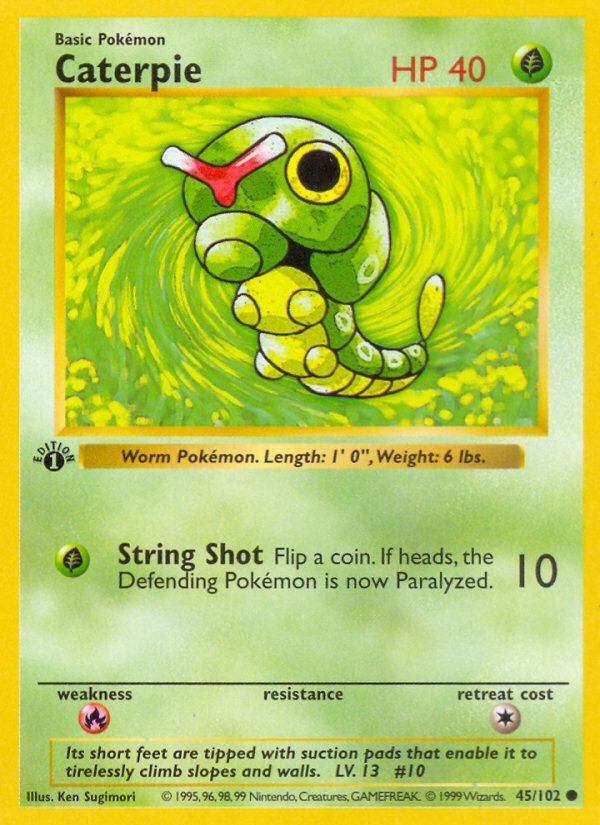 Caterpie 1st Edition 