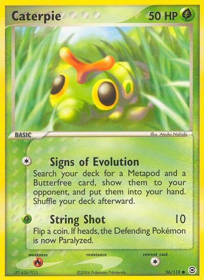 Caterpie Reverse Foil 