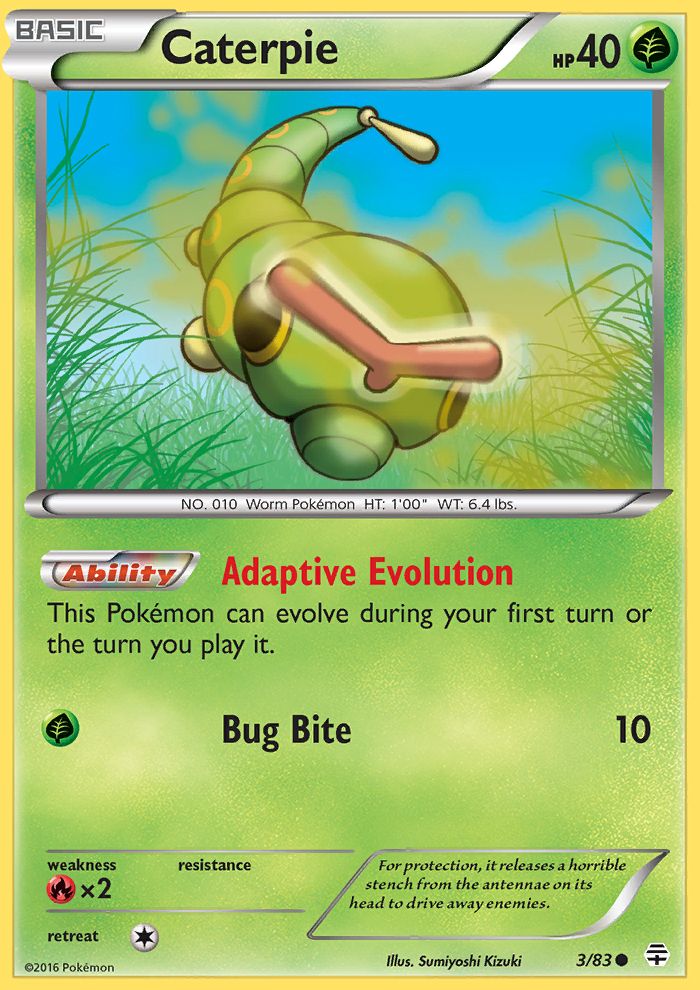 Caterpie-Reverse Holo Reverse Holo 