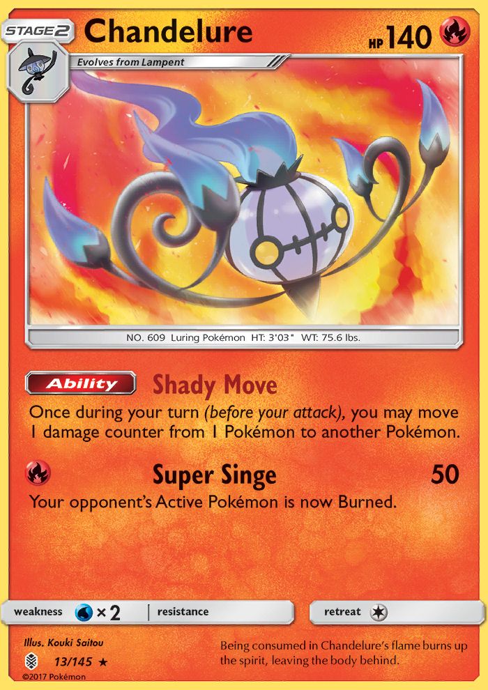 Chandelure Reverse Foil 