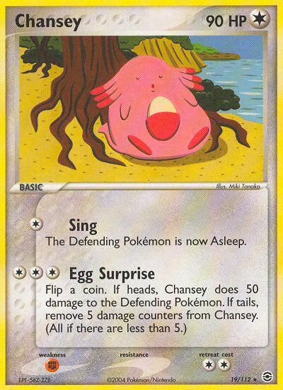 Chansey Reverse Foil 