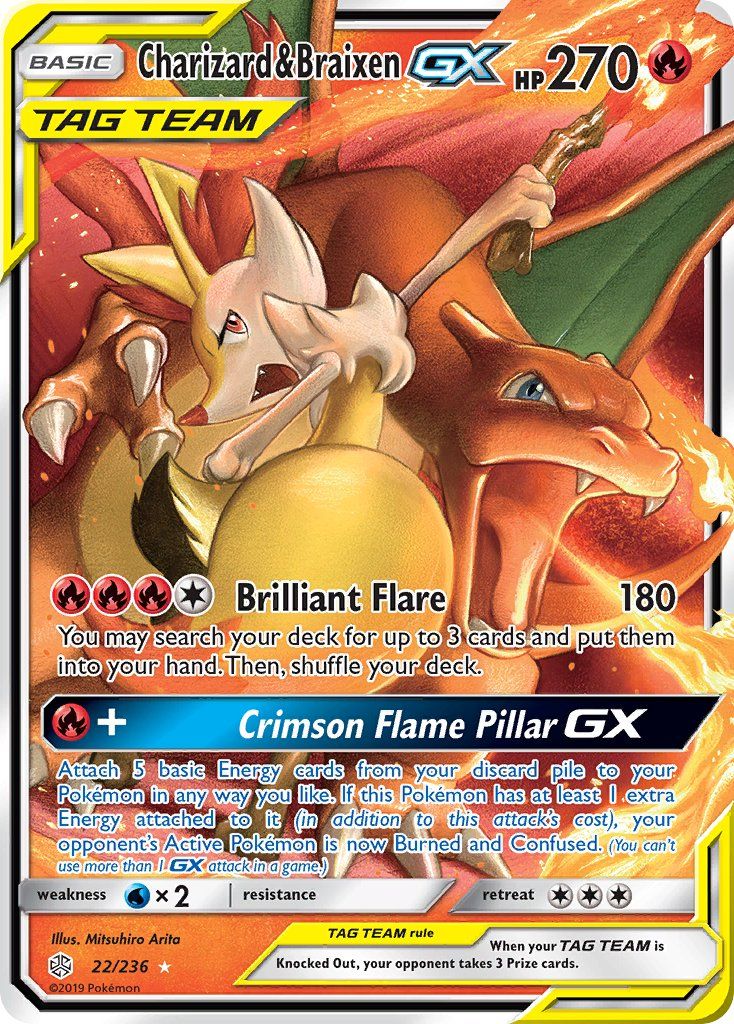 Charizard &amp; Braixen GX 