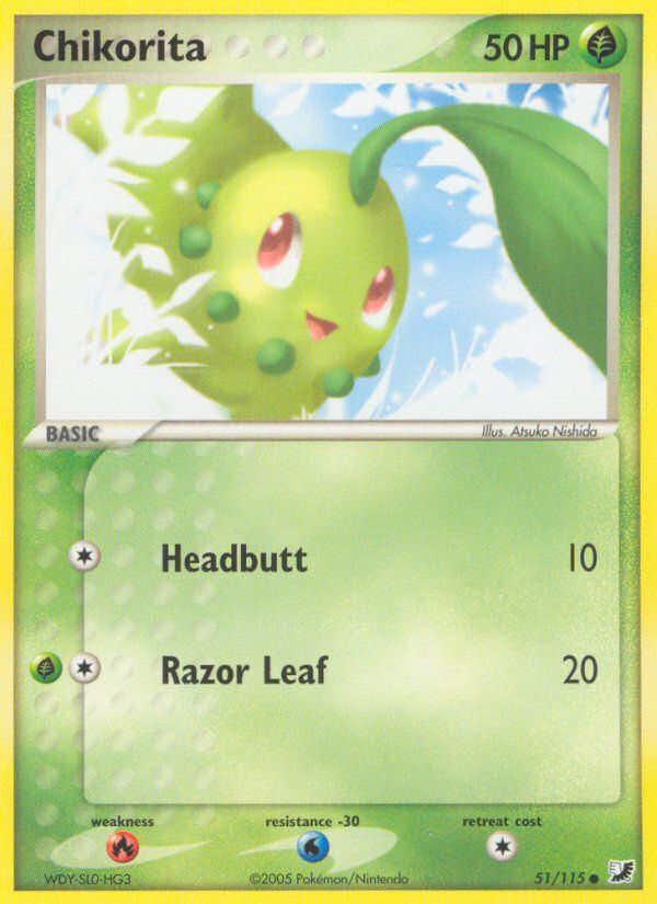 Chikorita Reverse Foil 