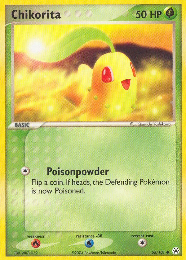 Chikorita Reverse Foil 