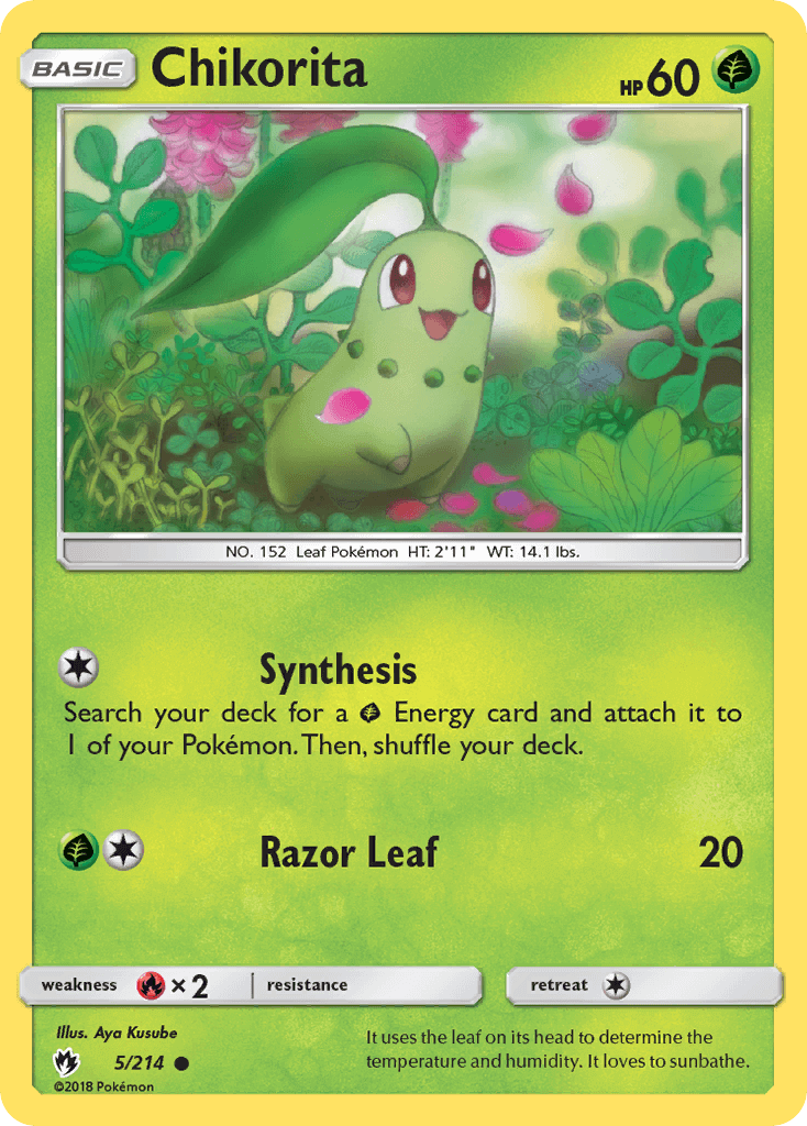 Chikorita Reverse Foil 